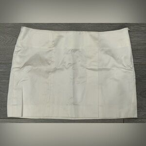 Bebe White Skirt